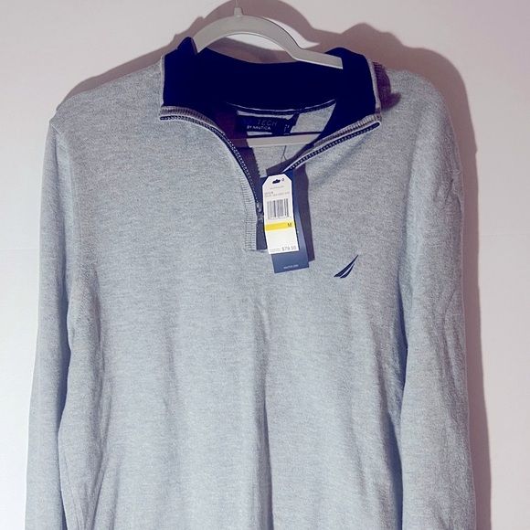 Nautica Gray Crewneck Sweater - Picture 1 of 9